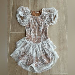 For Love and Lemons White Lace Dress